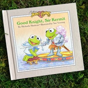 📚3/$30📚 VINTAGE Jim Henson’s MUPPETS BABIES book Good Knight Sir Kermit 1980s